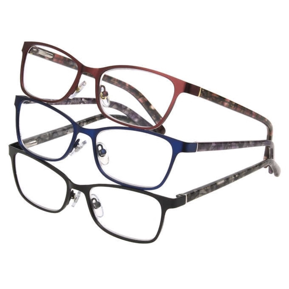 💐🆕💐Foster Grant 3pk Women Reading Glasses +3.00